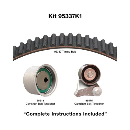 Dayco 06-10 Hyundai-Kia 2.7L Timing Belt Kit, 95337K1 95337K1